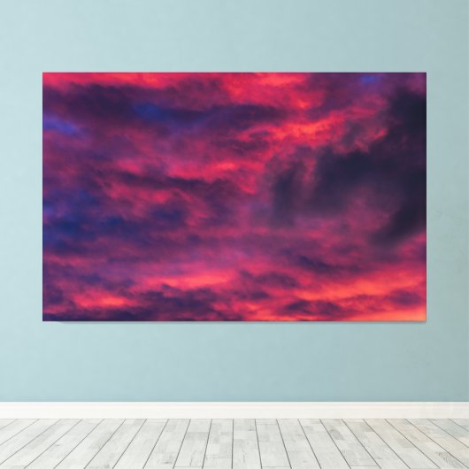 augustus rood canvas afdruk (Insitu (Houten vloer))