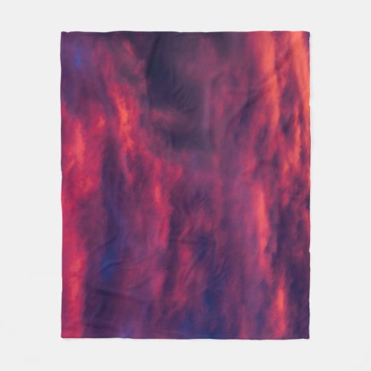 augustus rood fleece deken (Voorkant)