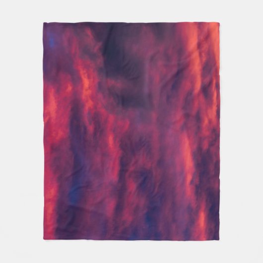 augustus rood fleece deken (Voorkant)