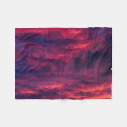 augustus rood fleece deken (Voorkant (Horizontaal))