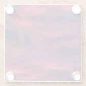 augustus rood glazen onderzetter (Achterkant)