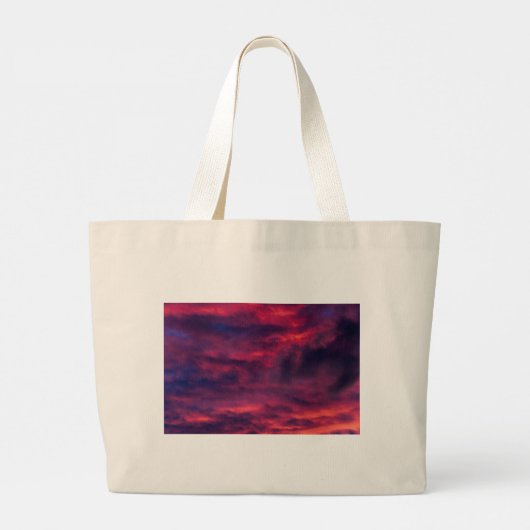 augustus rood grote tote bag (Achterkant)