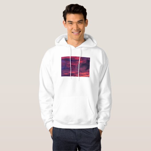 augustus rood hoodie (Voorkant volledig)