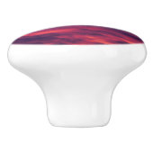 augustus rood keramische knop (Zijkant)