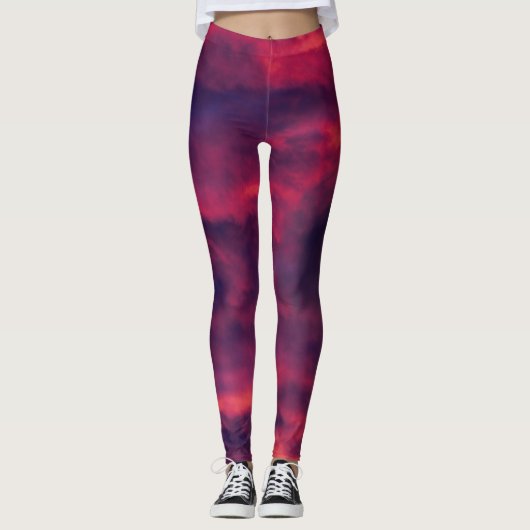 augustus rood leggings (Voorkant)