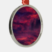 augustus rood metalen ornament (Rechts)