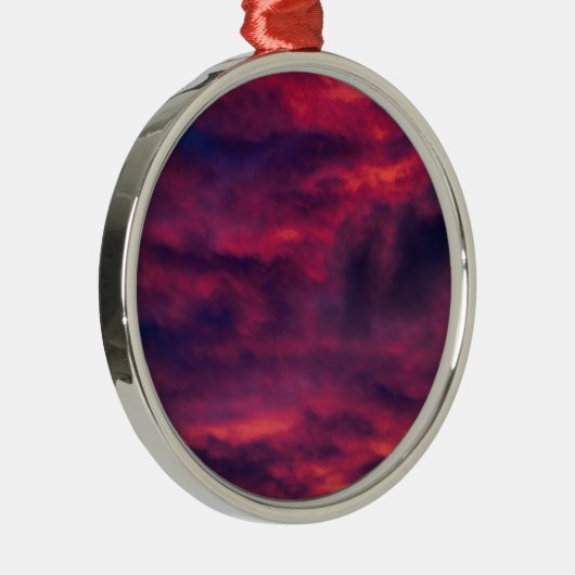 augustus rood metalen ornament (Rechts)