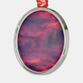 augustus rood metalen ornament (Links)