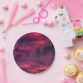 augustus rood papieren bordje (Feest)