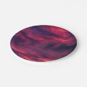 augustus rood papieren bordje (Gekanteld)