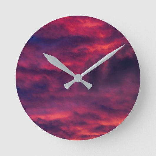 augustus rood ronde klok (Voorkant)