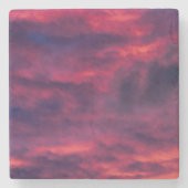 augustus rood stenen onderzetter (Voorkant)