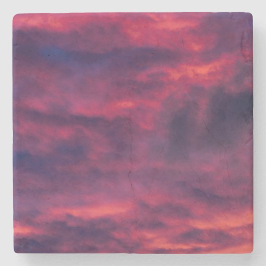 augustus rood stenen onderzetter (Voorkant)