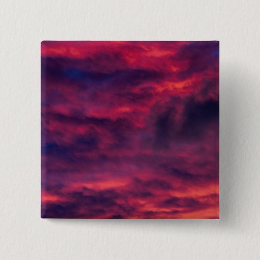 augustus rood vierkante button 5,1 cm (Voorkant)