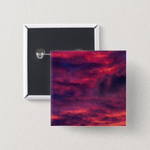 augustus rood vierkante button 5,1 cm