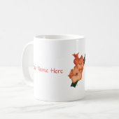Augustus: Sardonyx Gladiolus Personalized Mug Koffiemok (Voorkant links)