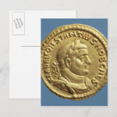 Augustus van Constantius I Caesar Briefkaart (Voorkant / Achterkant)