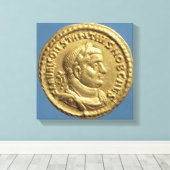 Augustus van Constantius I Caesar Canvas Afdruk (Insitu (Houten vloer))