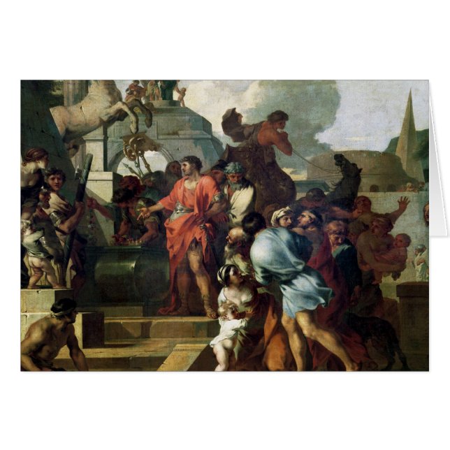 Augustus voor de Tomb van Alexander III (Voorkant Horizontaal)