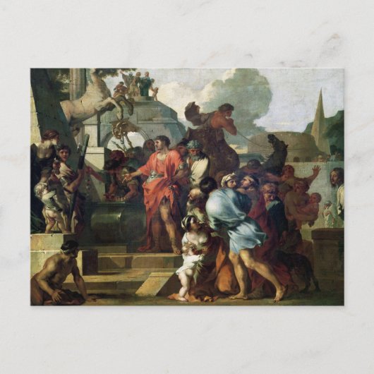 Augustus voor de Tomb van Alexander III Briefkaart (Voorkant)