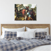 Augustus voor de Tomb van Alexander III Canvas Afdruk (Insitu (Slaapkamer))