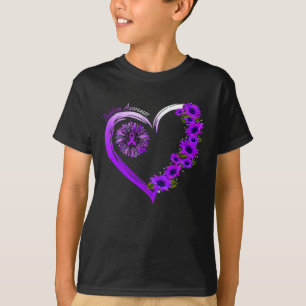 Augustus We Draag Paarse Overdosis Awareness Zonne T-shirt