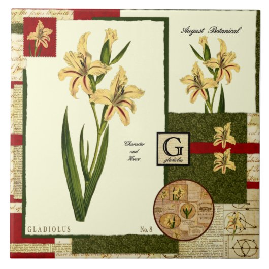 Augustus's Bloem Tegeltje (Voorkant)