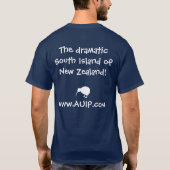 AUIP Wintermester mannen donker t-shirt (Achterkant)