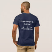 AUIP Wintermester mannen donkere t-shirt (Achterkant volledig)