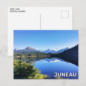 Auke Lake Juneau, Alaska Briefkaart (Voorkant / Achterkant)