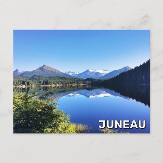 Auke Lake Juneau, Alaska Briefkaart (Voorkant)