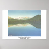 Auke Lake Reflections Poster (Voorkant)