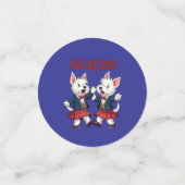 Auld Lang Canine West Highland Terrier Ceilidh Confetti (Kleine voorkant)