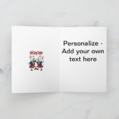 Auld Lang Canine West Highland Terrier Ceilidh Feestdagen Kaart (Binnen)