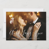 Auld Lang Syne | Happy New Year-fotokaart Feestdagenkaart (Voorkant)