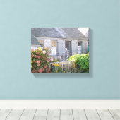 Auld Lang Syne Nantucket Cottage Canvas Afdruk (Insitu (Houten vloer))