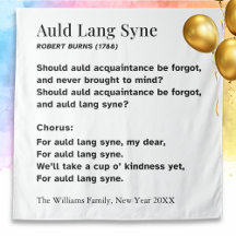 Auld Lang Syne Woorden voor Nieuwjaar - Gepersonal