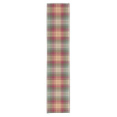 Auld Scotland Tartan Plaid Pattern Korte Tafelloper (Voorkant)