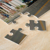 Aultman Street Ely Nevada. Kerstgroeten Legpuzzel (Zijkant)