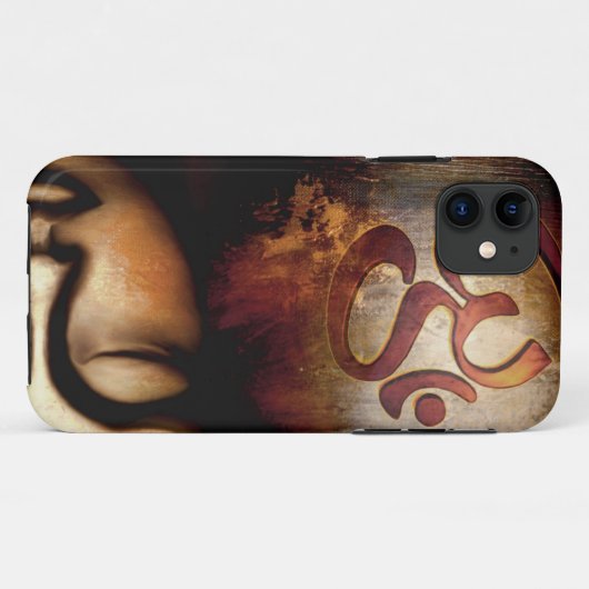 Aum Case-Mate iPhone Case (Achterkant (horizontaal))