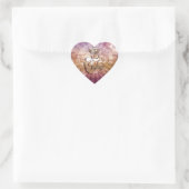 AUM Crown emblem rozen yoga bemiddeling Hart Sticker (Tas)