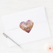 AUM Crown emblem rozen yoga bemiddeling Hart Sticker (Envelop)