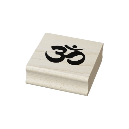 Aum Hindu Meditatie Symbool Yoga Indiaas Rubberstempel (Stempel)