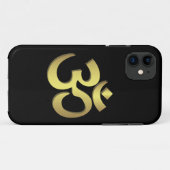 Aum iphone 5 hoesje (Achterkant (horizontaal))
