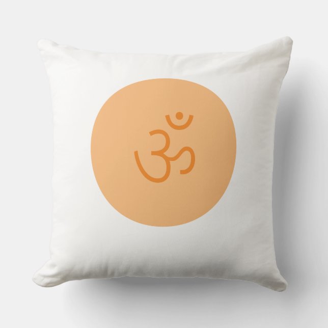 Aum of omlaag kussen (Voorkant)