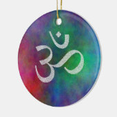 Aum - Om Keramisch Ornament (Links)