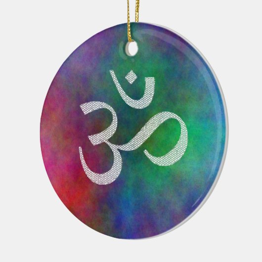 Aum - Om Keramisch Ornament (Links)