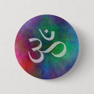 Aum - Om Ronde Button 5,7 Cm
