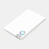 *~* Aum OM-symbool Mandala Water Lily Lotus Post-it® Notes (Schuin)