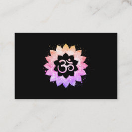 *~* Aum OMNew Age Lotus Flower Mandala Buddhist Visitekaartje